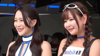 2023 SUPER FORMULA Rd.6 FUJI #19 #20 福江ななか/引地裕美 小湊美月 IMPUL Lady/Mobil1 Racing Supporters ピットウォーク 4K