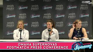 Omaha Supernovas vs San Diego Mojo Postgame Press Conferences