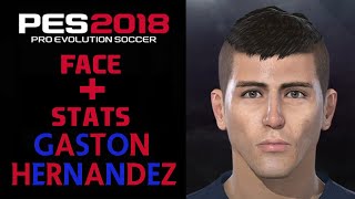 COMO CREAR A GASTÓN HERNÁNDEZ EN PES 2018 | HOW TO CREATE | FACE Y STATS 2023 | COMO FAZER