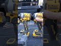 Flex vs Dewalt power stack batteries.  #tools #dewalt