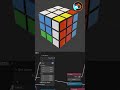 A Rubik's Cube in Blender by Alex Martinelli🤯