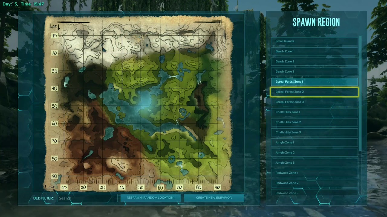 Карта спавна арк фьердур