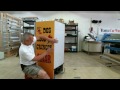 wrapping a red bull fridge with ij35c