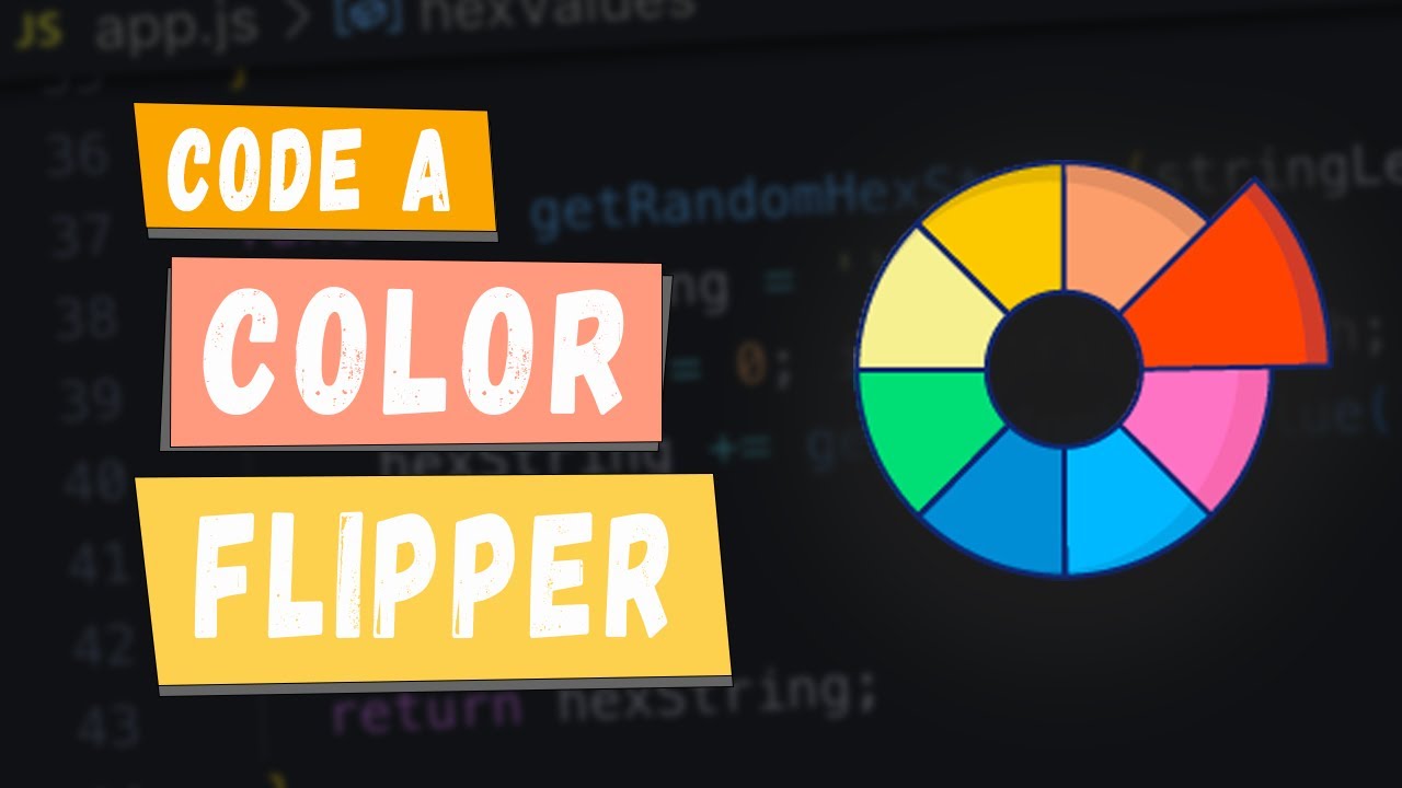 Code A Color Flipper Project With Html Css And Javascript Youtube