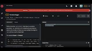 Codewars | Persistent Bugger | Python 6 kyu