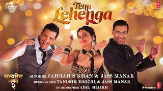 Tenu Lehenga(lyrics) - Satyameva Jayate 2.0 - John A,Divya k - Tanishq B,Jass manak,Zahrah S khan