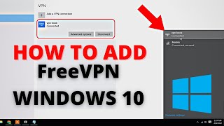 How To connect VPN in windows 10 in 1 Minute - VPN For Windows 10