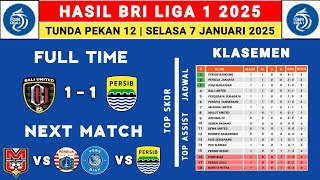 Hasil Liga 1 2025 - Bali United vs Persib - Klasemen Liga 1 2024 Terbaru Hari Ini - Liga 1 Indonesia