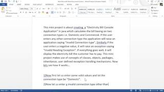 Electronic Bill Calculation Console Application In Java