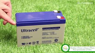 Batería AGM 12V 8Ah Ultracell UC-8-12