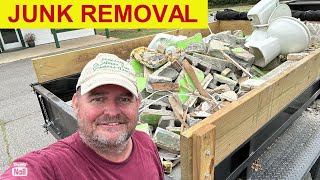 Quick Junk Removal: Clearing 2,300 Pounds of Construction Debris!