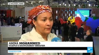 Paris Climate Conference: Nigeria's environment minister Amina Mohammed on the "Great Green Wall"