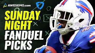 FanDuel NFL DFS Sunday Night Football Divisional Round Single-Game Picks | Bills at Chiefs