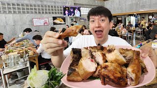 🔥Bangkok Top Roasted Chicken and Street Food In Thailand Right Here🇹🇭 Must try!!