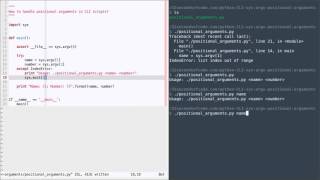 How to handle positional arguments with sys.argv? Python/CLI