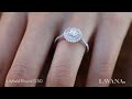 lilyfield round 0.50ct lab grown diamond ring lifestyle lavana diamonds