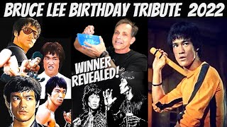 BRUCE LEE Giveaway Contest Winner Announcement! | Bruce Lee Birthday Tribute 2022!