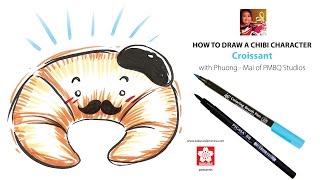 How to Draw a Chibi Croissant