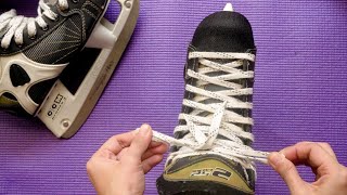 How to Tie Ice Skates