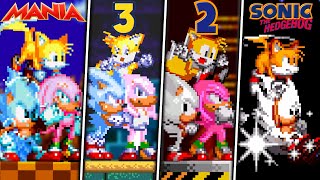 EVOLUTION OF HYPER SUPER SONIC FORMS -  SONIC CLASSIC HEROES GAMES COLLECTION