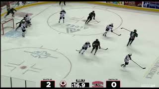 3/18/23 - Birmingham Bulls @ Evansville Thunderbolts - Hayden Stewart Goalie Goal