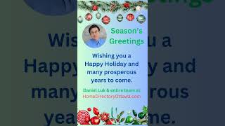 A Christmas Message 2024 | Christmas Greetings from Ottawa Canada | Youtube Video