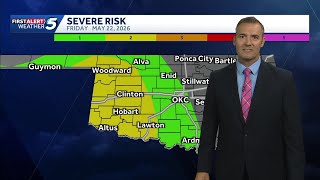 Oklahoma Weather Forecast: Storm return late Friday night (May 22, 2026)