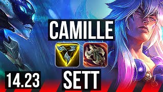 CAMILLE vs SETT (TOP) | KR Challenger | 14.23