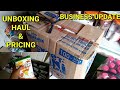 UNBOXING,HAUL AND PRICING NG GROCERIES FROM PUREGOLD/BUSINESS UPDATE