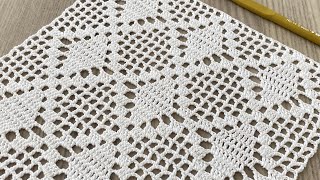 VERY STUNNING AND STYLISH  Crochet Shawl, Blouse, Runner Pattern Tutorial