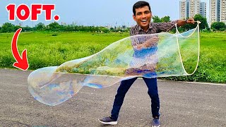 Making World Biggest Soap Bubbles 🫧 ये तो मुझसे भी बड़ा बन गया 😲