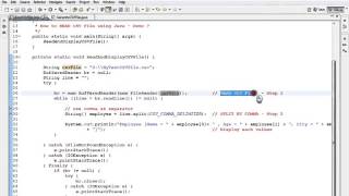 HOW TO READ CSV FILE USING JAVA DEMO
