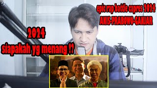 Anies VS Prabowo VS Ganjar - Epic Rap Battles Of Presidency 2024- reaction