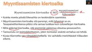 Tunnusluvut - Myyntisaamisten kiertoaika