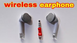 how to make wireless earphone with led sensor