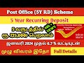 5 வருடத்தில் ரூ. 7,15,000/- தரும் RD திட்டம் | Recurring Deposit in tamil | post office RD 2024