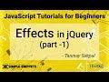 #41 Effects in JQuery Part 1