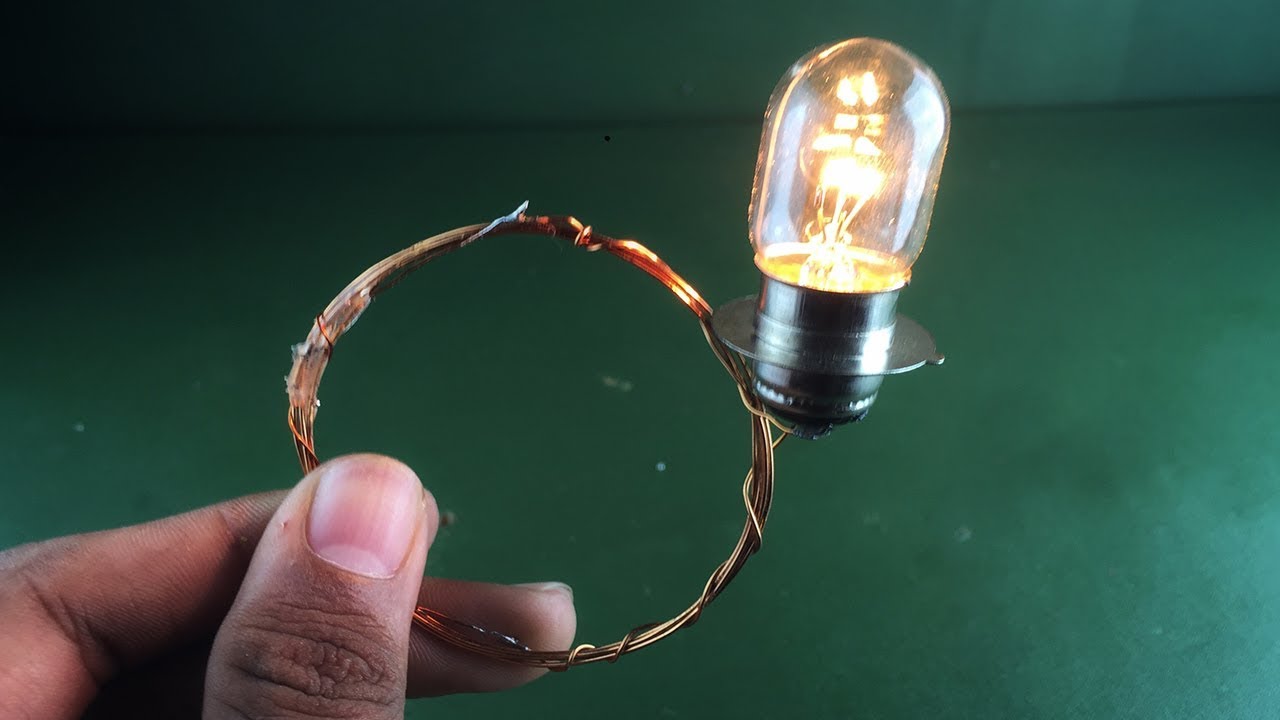 Copper Wire With Light Bulbs 12 Free Energy Electric Experiment