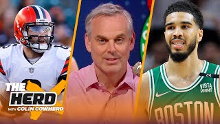 Why Celtics are under more pressure in NBA Finals, Baker Mayfield-Saints 'makes sense' | THE HERD