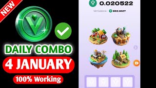 Vertus Combo Cards Today 4 January ⭐️Vertus Daily Combo⭐️Vertus Combo Cards⭐️Vertus Combo