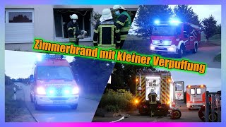 [Kurzbericht] 🔥 FEUERALARM für FEUERWEHR WAIBLINGEN 🚒 [Kleine Verpuffung beim Zimmerbrand] [E]