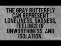 warning ⚠ stop worrying check out why you seeing grey butterfly🦋