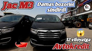 JAC M3 DAMAS BOZORINI KASOT QILDI || CHINE MOTORS || 12 VILOYATGA AVTOKREDIT HAM BOR BIRLAMCHI BOZOR