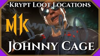 MK11 Krypt Johnny Cage Loot Locations - Guaranteed for Johnny Cage!