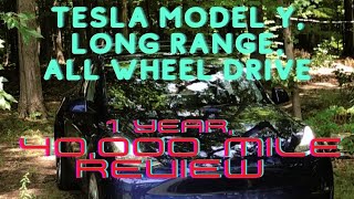 Tesla Model Y 1 year, 40,000 mile review