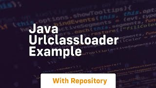 java urlclassloader example