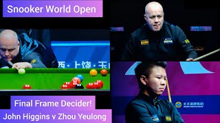 | John Higgins v Zhou Yeulong | Snooker World Open 2025 | Yushan, China |