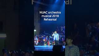 NUAC orchestra musical 2018 Rehearsal