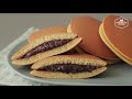 도라야끼 만들기 dorayaki japanese red bean pancake recipe cooking tree