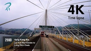 Hong Kong Bus (香港巴士) - 259D [Time-lapse] [4K] [UHD] (2019) | P.Ark | P仔樂園